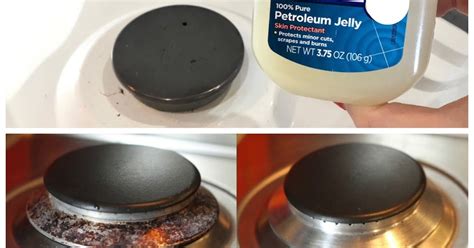 vaseline on stove top